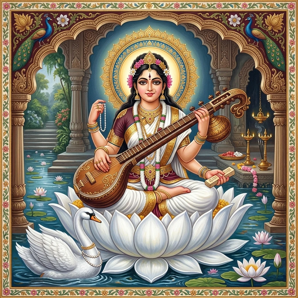 Goddess Saraswati